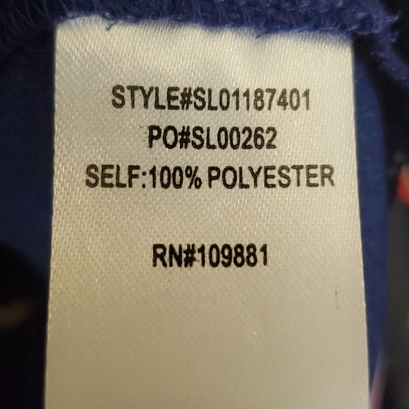 NWT Sunny Leigh Navy High Heels Print Sleeveless Top M - Picture 9 of 13